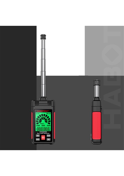 Habotest HT609 Pro Yanıcı Gaz Dedektörü Geri Çekilebilir 50-1000PPM Ses ve Ekran Alarmı Yanıcı Doğal Metan Gaz Dedektörü (Yurt Dışından) indirimleri