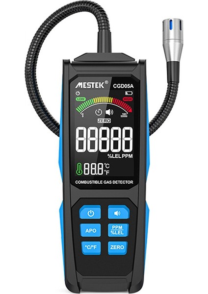 Mestek CGD05A Yanıcı Gaz Dedektörü Lpg Metre Ekran Şarjı Ppm Ppm Lel Birimi Üçlü Alarm Doğal Gaz Sızıntı Ölçer (Yurt Dışından) fırsatları