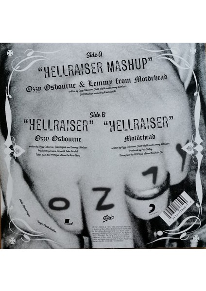 Ozzy Osbourne, Motorhead - Hellraıser - Plak