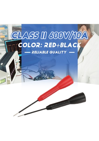 6 Paket 2mm Iğne Test Probları, 600V/10A TL71 TL75-3 Siyah ve 3 Kırmızı Kurşunlar Için Tahribatsız Multimetre Testi (Yurt Dışından) indirimleri