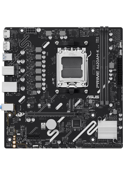 Prıme A620AM-K Amd A620A Am5 Ddr5 7600 Dp HDMI M2 Usb3.2 Aura Rgb Matx 6+2+1+1 Güç Aşamaları, 128GB’A Kadar Ram Desteği, Asus 5x Protectıon Iıı fiyatları
