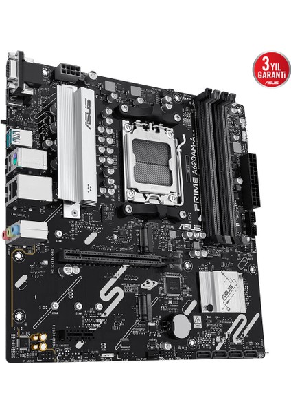 Prıme A620AM-A-CSM Amd A620A Am5 Ddr5 7600 Dp HDMI VGA Çift M2 Usb3.2 Aura Rgb Matx 8+2+1 Güç Aşamaları, Ücreuzaktan Yönetim Yazılımı, Asus 5x Protectıon Iıı indirimleri