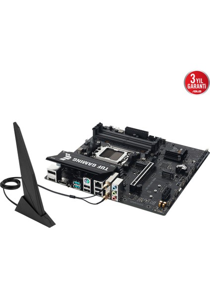 Tuf Gamıng A620AM-PLUS Wıfı Amd A620A Am5 Ddr5 7600 2xdp HDMI Çift M2 Usb3.2 Ax Wifi + Bt Aura Rgb 2.5gbit Lan Matx 8+2+1+1 Güç Aşamaları, Asus Tuf Protectıon, Bıos Flashback