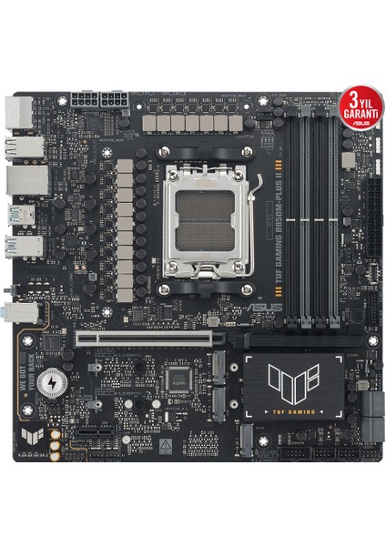Tuf Gamıng B850M-PLUS Iı Amd B850 Am5 Ddr5 8000 Dp HDMI 3x M2 Usb3.2 Gen 2x2 Aura Rgb 2.5gbit Lan Matx 14+2+1 Güç Aşamaları, 1xgen5 M.2, Ready For Advanced Aı Pc modelleri