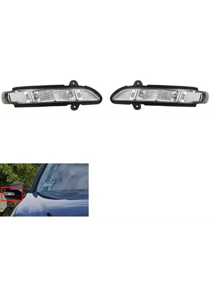 1 Çift Dikiz Aynası Dönüşü Yan Işıklar Ayna Dönme Sinyali Lambası Mercedes Benz W211 W221 A2198200521 A2198200621 (Yurt Dışından) indirimleri