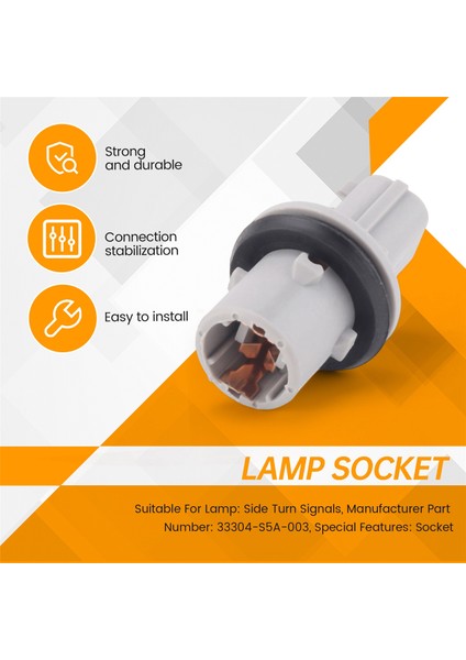 2 Adet Sinyal Lambası Çamurluk Lambası Soketi Comp. (T10) Vezel Rl Rlx 33304-S5A-003 Için Honda City Accord Civic Crv Için (Yurt Dışından) indirimleri
