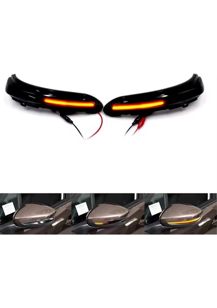 Peugeot 208 2008 Için Dinamik LED Dönüş Sinyali Işığı Sıralı Dikiz Ayna Işığı 12-22 Citroen C3 Mk3 C4 Kaktüs (Yurt Dışından) fiyatları