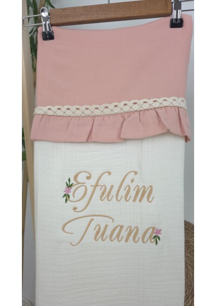 Müslin Yeni Doğan 4katlı Organik %100PAMUK Kişiye Özgü Nakışlı Hastane Çıkış Seti (Papatya Model-6) modelleri