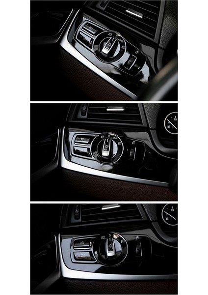 4pcs/set Far Anahtarı Döndürme Düğmesi Bmw 5 6 7 Serisi X3 X4 Piyano Siyahı Için Kafa Işık Lamba Kontrol Paneli (Yurt Dışından) fırsatları