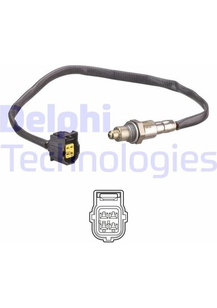 Delphı ES21202-12B1 - Oksıjen Sensoru Kat. Oncesı Mercedes M274 W204 S204 C204 W205 S205 W212 C207 A207 X204 R172