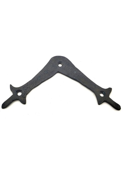 Antika Tarz Dekoratif Pirinç Zambak Gönye - Üst, 107X107 Mm, Oksit