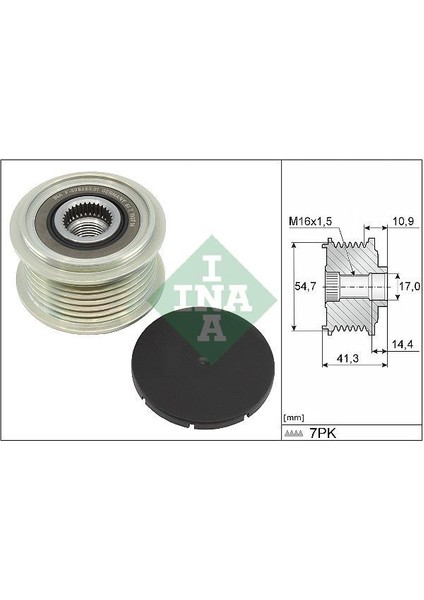 535035110 - Alternatör Gergi Rulmanı Fıat Ducato 2.3d 2010