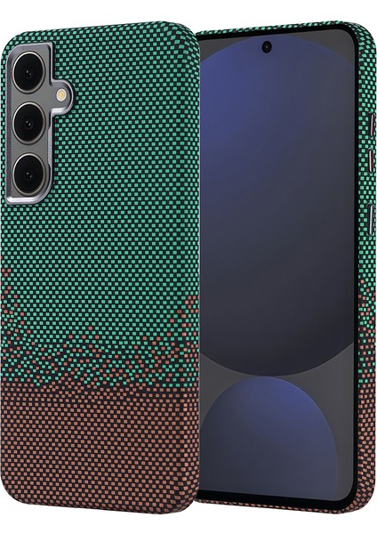 Galaxy S24 Fe Kılıf M-Safe Şarj Özellikli Karbon Fiber Görünümlü Nekst Kapak