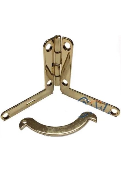 Makaslı Menteşe - 16X36X76MM, Gold, 100 Adet