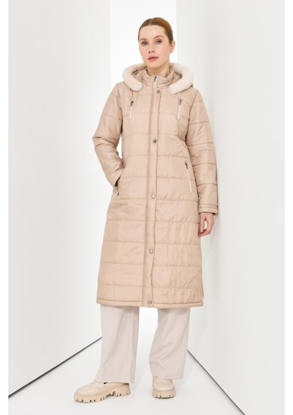 Kadın Kışlık Kaban Şişme Kapitone Kalın Elyaflı 20232 fırsatları