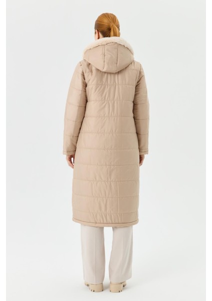 Kadın Kışlık Kaban Şişme Kapitone Kalın Elyaflı 20232 indirimleri