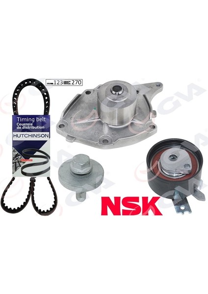 59WPK1422H - Su Pompalı Trıger Setı 123 Dıs 27MM Clıo Iı 01 06 Megane Iı 04 Kango 01 Mıcra Iıı 04 Duster 10 1.5 Dcı K9K Euro 3 Euro 4