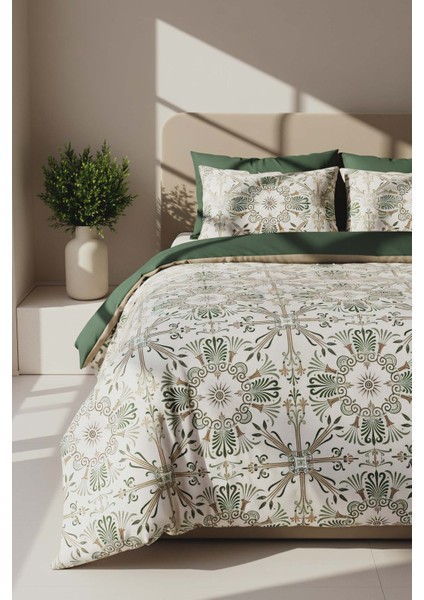 Etnik Saray Çift Kişilik Nevresim Takımı Pamuklu