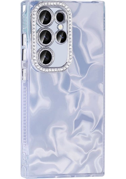 Galaxy S24 Ultra Kılıf Airbagli Parlak Taş Detay Tasarımlı Esila Kapak modelleri