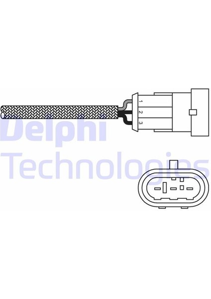 Delphı ES10971-12B1 - Oksijen Sensörü Clıo Iı-Kng 98-05
