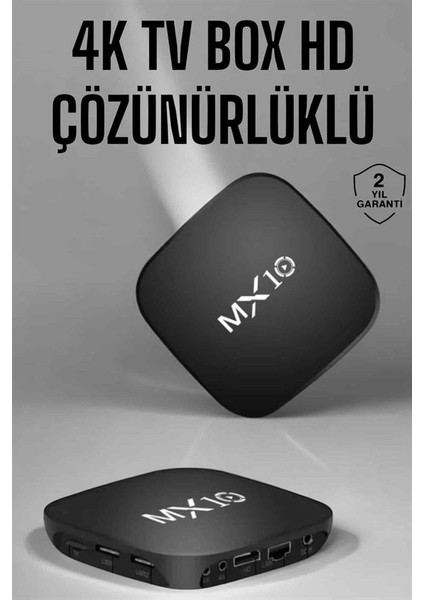 Allzey Tv Box Hd Çözünürlüklü 4 Çekirdekli 8 GB Dahili Hafıza Android Uyumlu fiyatları