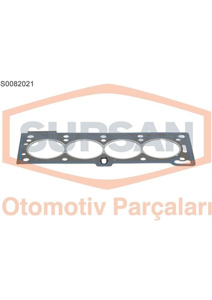 S0082021 - Silindir Kapak Contası Renault Megane I-Clıo Iı-Symbol 1.4-1.6 8V-R19 1.4ı-Dacıa Solenza K7M-K7J