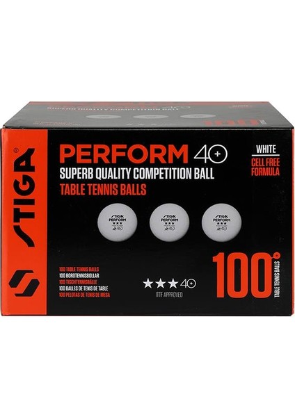 Ball Perform 3 Star Masa Tenisi Pinpon Topu Beyaz 100LÜ 1113-2210-10