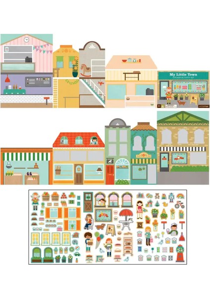 Petit Collage Çıkartma Aktivite Seti - My Little Town PTC182 fiyatları