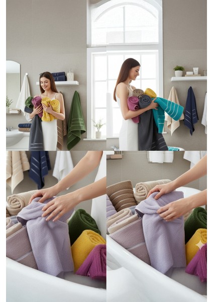 First Class Tekli Banyo Duş Havlusu %100 Pamuk | 560 Gr/m² | Vücut Plaj Otel Havlusu 70X140 cm modelleri