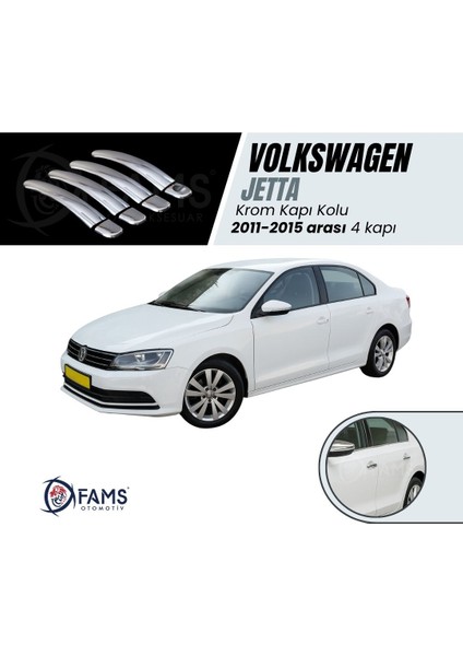 Vw Jetta Krom Kapı Kolu 4 Kapı 2011-2015 P. Çelik