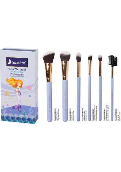 Be A Mermaid Makyaj Fırça Seti - 90 fiyatları
