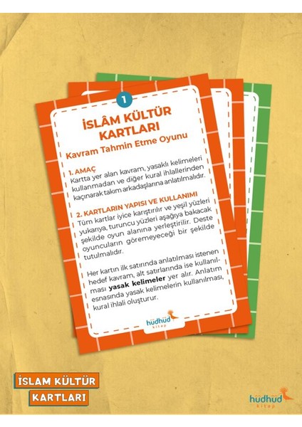 Islam Kültür Kartları-Gökçen Fatma Yiğit-Hüdhüd Kitap modelleri
