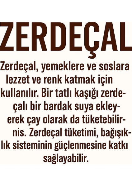 Toz Zerdeçal 100 gr fiyatları