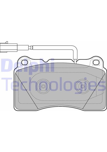 Delphı LP2221 - Fren Balatası Ön Fişli Alfa Romeo Gıulıetta 10 1.4tb 1.6d Mtj 1.8tb 2.0d Mtj