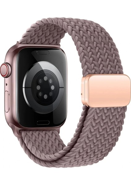 Apple Watch 10-11 46MM Lopard KRD-134 Örgü Tasarımlı Hasır Kordon Strap Kayış fiyatları