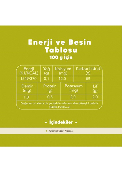 4'lü Buğday Nişastası 500 gr fiyatları