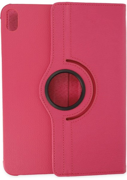 Ds-Derin Newface Ipad 2022 10.9 (10.nesil) Kılıf 360 Tablet Deri Kılıf - Pembe