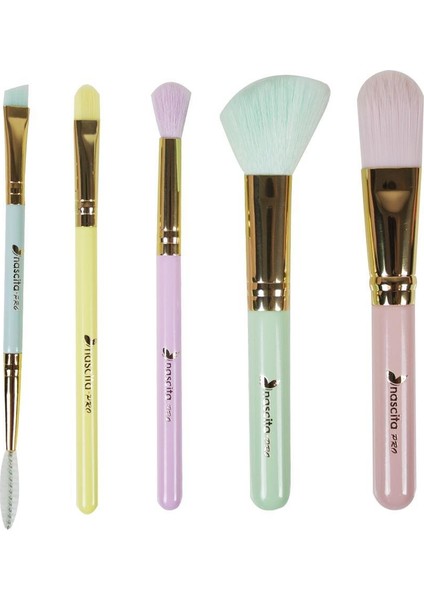 Patiisserie Serisi 5'Li Makyaj Fırça ve 4' Lü Sünger Seti - 137