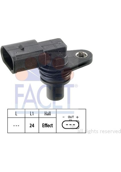 25 036907601D - Eksantrik Hal(Devir)Sensörü Aeh-Akl-Ahw-Akq-Atn-Aus-Aua-Aub-Bbz-Bby-Bcb-Bky-