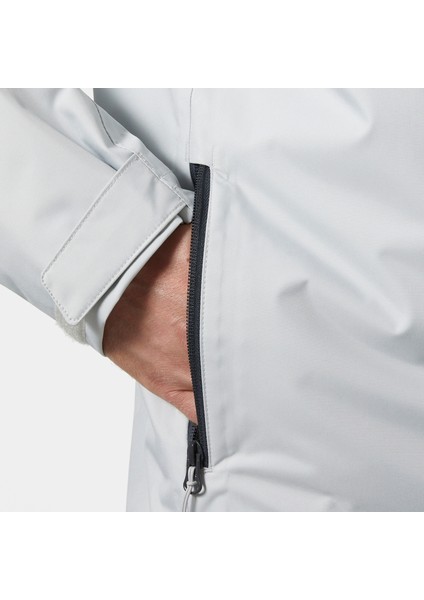 Crew Hooded Midlayer Erkek Gri Outdoor Mont.853