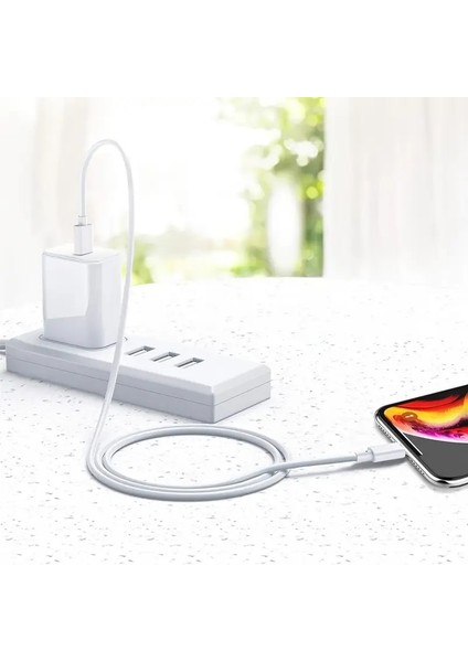 Iphone 11/12/13/14/plus/pro/pro Max Ile Uyumlu Şarj Seti 20W Adaptör+Lightnin Type-C Kablo modelleri