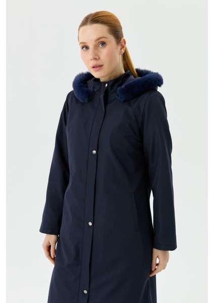 Kışlık Kadın Araboy Kaban Su Itici Kumaş 20230 modelleri