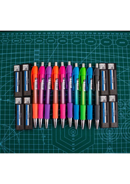 Kız ve Erkek Çocuklarına Özel 10’lu Mikro 823A Versatil Kalem Seti + Tombow Uç Hediyeli