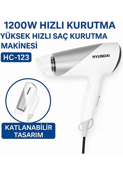 1200W Güçlü ve Katlanabilir Seyahat Tipi Saç Kurutma Makinesi indirimleri