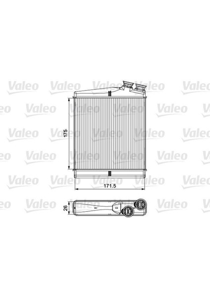 811512 - Kalorıfer Radyatoru 204DTD AJ20D4 Dıscovery Sport L550 Freelander 2 L359 R.r Evoque L538 Volvo V60 IS80 2 S60 2