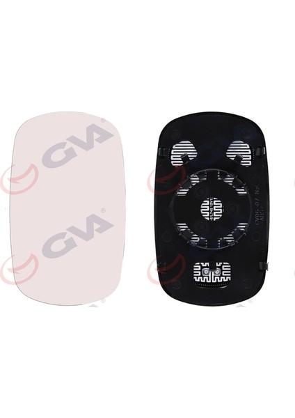 1129002 - Ayna Camı Sağ/sol Doblo 01 Isıtmalı Konveks VM-666GH