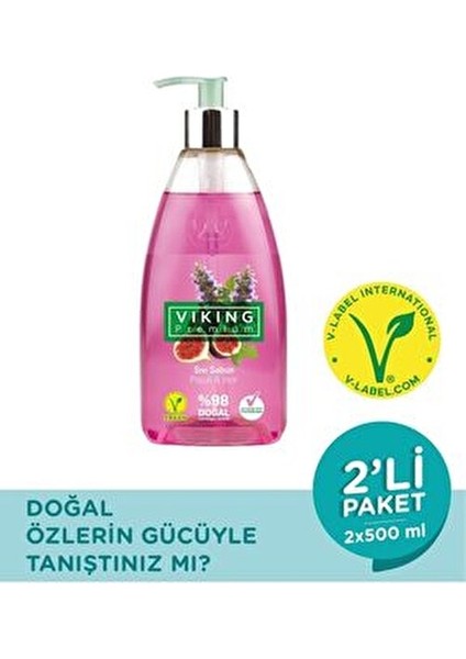 Sıvı Sabun Paçuli ve İncir Kokusuyla %98 Doğal 500 ml x 2 Adet Vegan Ürün modelleri