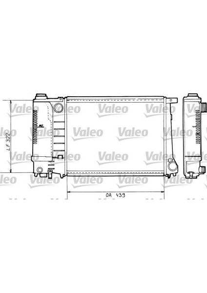 730365 - Motor Su Radyatoru Bmw M30 M43 M44 M52 M20 M50 E30 E36