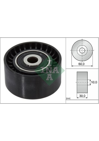 532032110 - Eksantrik Gergi Rulmanı P107-206-207-307-PARTNER-C2-C3-C4-C5-BERLINGO-1.4HDI-1.6HDI-FIESTA V-Focusıı