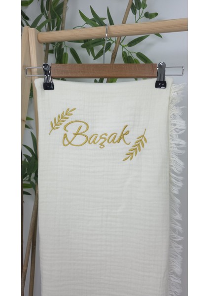 Müslin Yeni Doğan 4katlı Organik %100PAMUK Kişiye Özgü Nakışlı Hastane Çıkış Seti-Başak Model modelleri